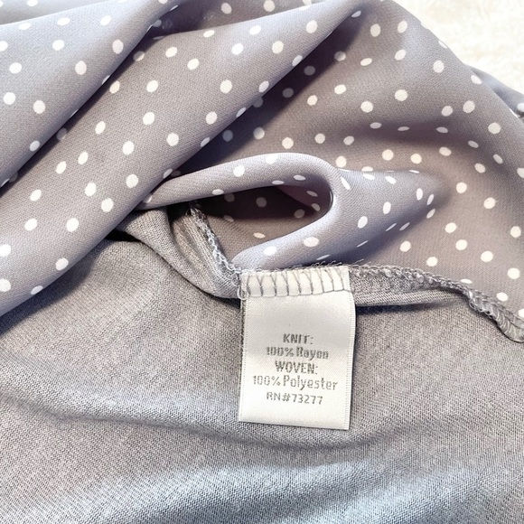 Women's LC Lauren Conrad Polka Dot Flowy Dolman Top - Picture 10 of 13